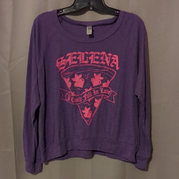 Selena Purple Graphic Sweatshirt - Picture 3 of 7